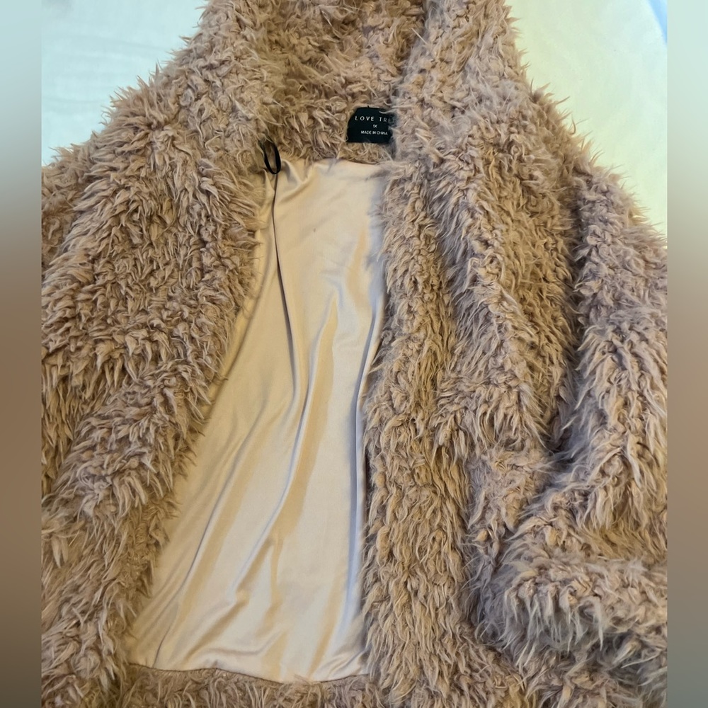 Love tree fur coat